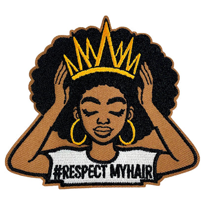 11Pcs Black Girl Iron-On Patches