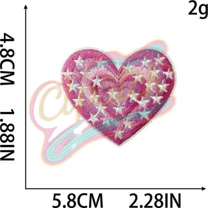 Babbie style Pink type embroidery patch - Clpatch