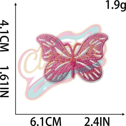 Babbie style Pink type embroidery patch - Clpatch