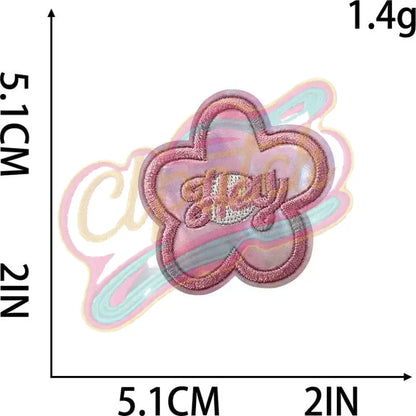 Babbie style Pink type embroidery patch - Clpatch