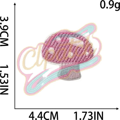 Babbie style Pink type embroidery patch - Clpatch