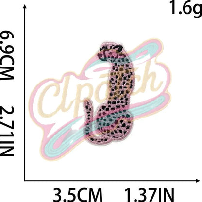 Babbie style Pink type embroidery patch - Clpatch