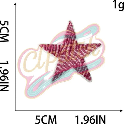 Babbie style Pink type embroidery patch - Clpatch