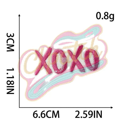 Babbie style Pink type embroidery patch - Clpatch