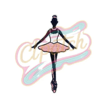 Ballet Girl Embroidered Patch - Clpatch