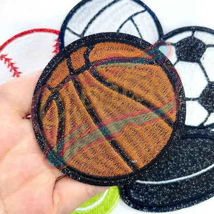 Basketball Embroidered Patch Iron On - Clpatch
