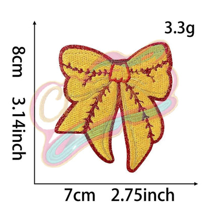 Butterfly bow adhesive embroidery cloth patch - Clpatch
