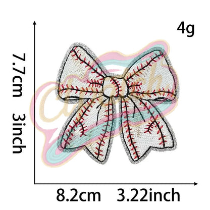Butterfly bow adhesive embroidery cloth patch - Clpatch