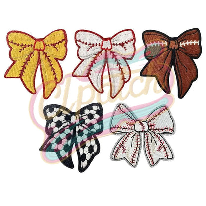Butterfly bow adhesive embroidery cloth patch - Clpatch