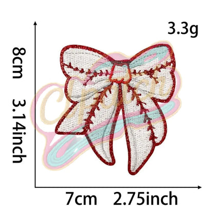 Butterfly bow adhesive embroidery cloth patch - Clpatch