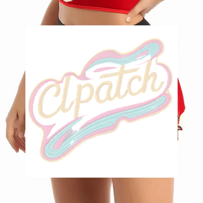 Christmas bow sequins embroidery DIY patches - Clpatch