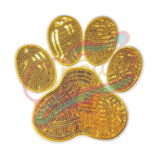Clemson University sequins college embroidery patches for jacket - Clpatch