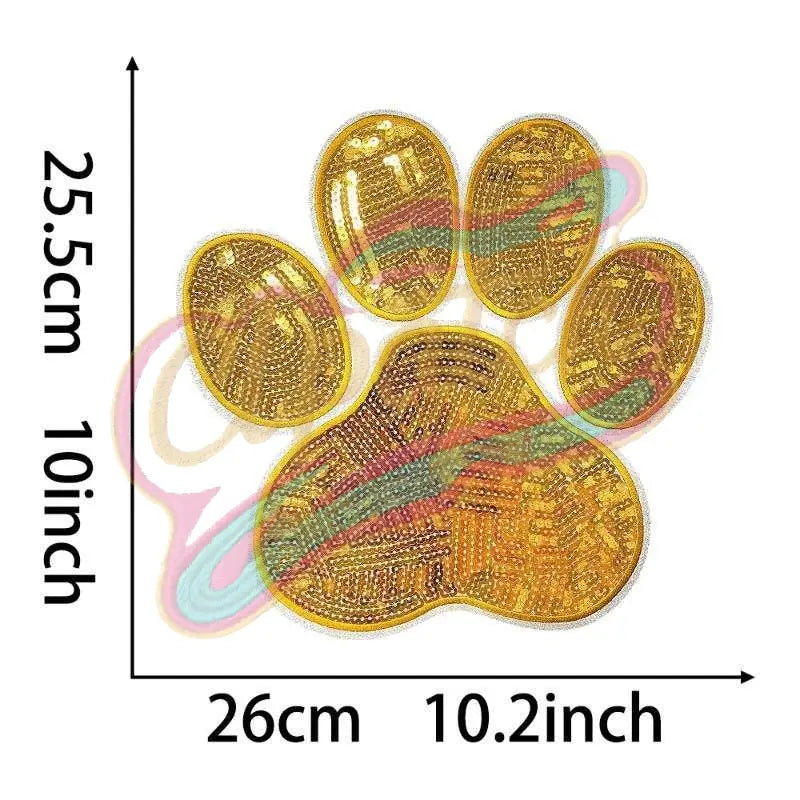 Clemson University sequins college embroidery patches for jacket - Clpatch