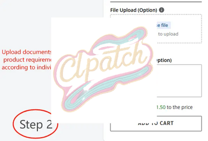 Custom embroidered patch (≥ 101 pcs) - Clpatch