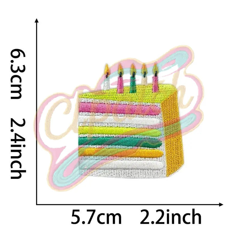 Cute California summer embroidery patch for bag/cloth - Clpatch