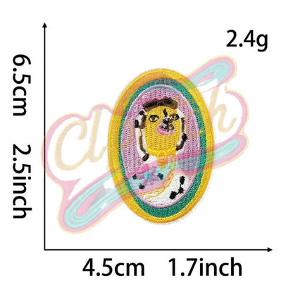 Cute California summer embroidery patch for bag/cloth - Clpatch