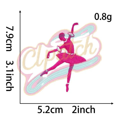 Dancer Embroidery patch - Clpatch