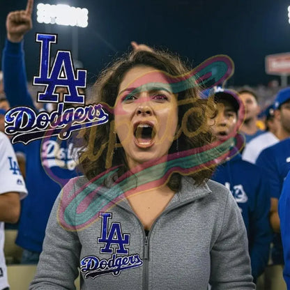 Dodgers LA sequin embroidered patch - Clpatch