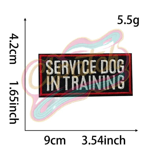 Dog Training Embroidered Velcro Patch Police, Army - Clpatch