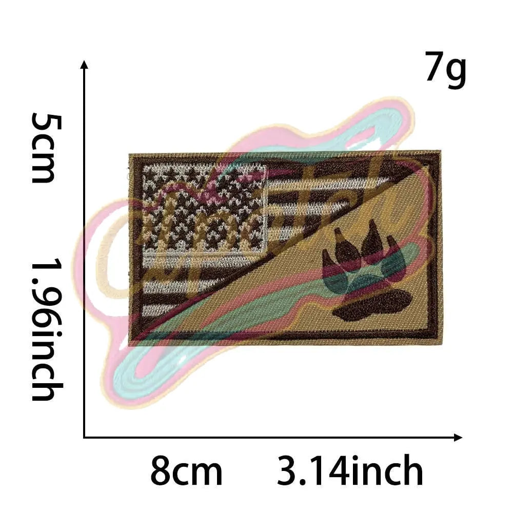 Dog Training Embroidered Velcro Patch Police, Army - Clpatch