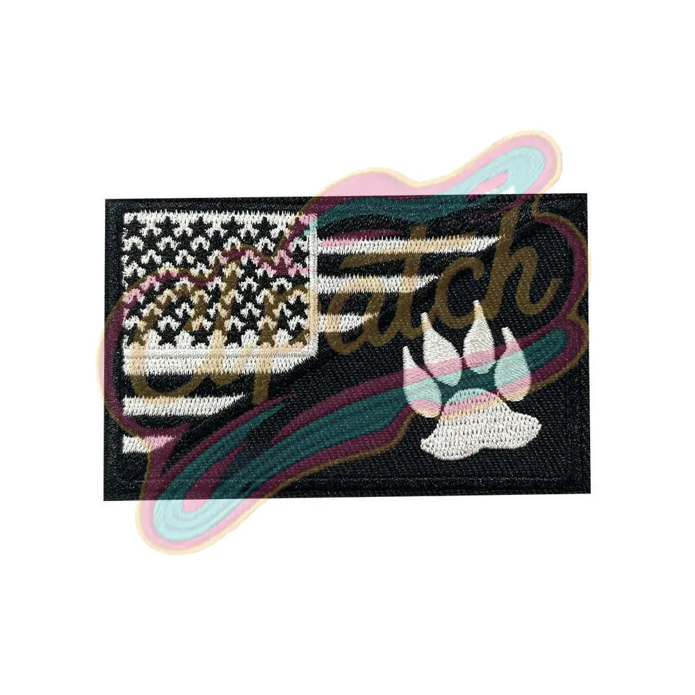 犬の訓練用刺繍ベルクロパッチ警察、軍隊 - Clpatch