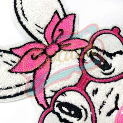 Easter Bunny sequins embroidery patches - Clpatch