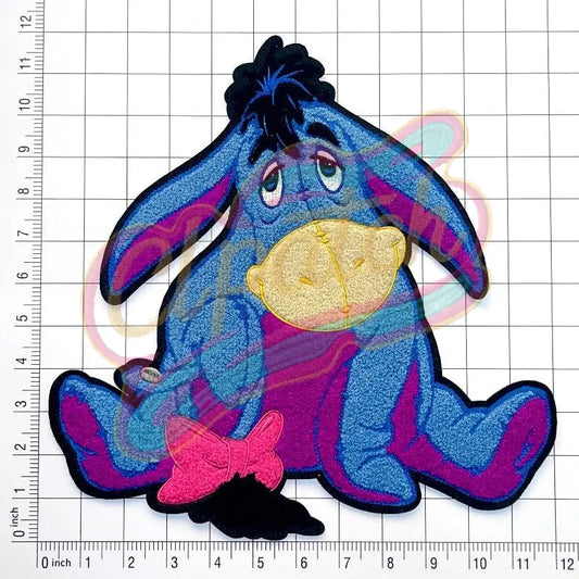 Eeyore chenille embroidery patches - Clpatch