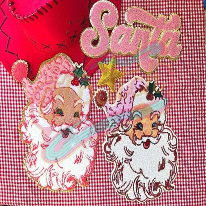 Father Christmas/Santa embroidery patches - Clpatch