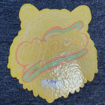 Football Tiger adhesive Sequins patches - Clpatch