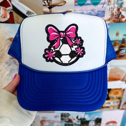 Soccer Pinkbow cute Patches