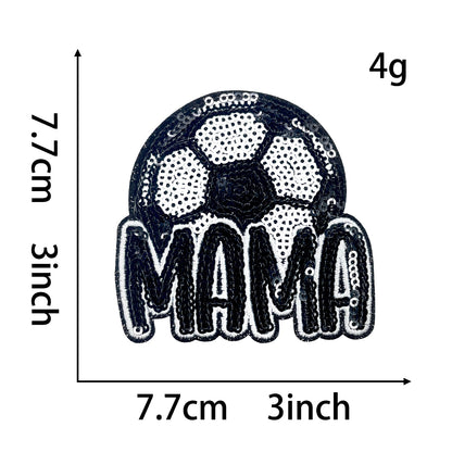 Soccer Mama Sequins Patches