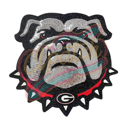 Georgetown University sequins embroidery patch - Clpatch