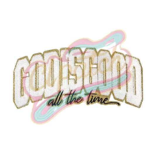 God is Good chenille embroidery patch - Clpatch