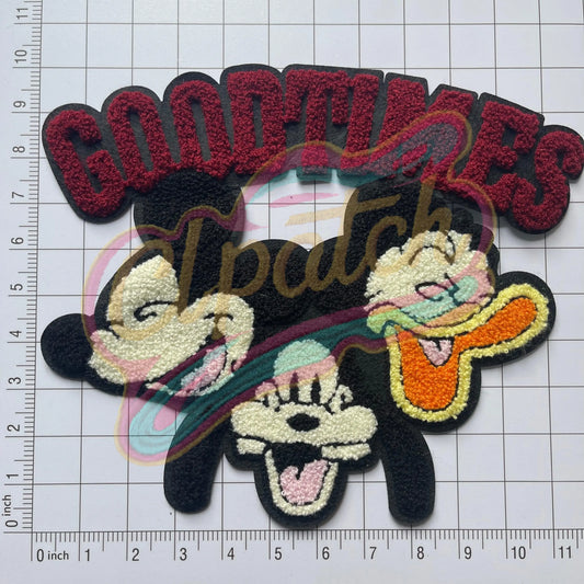 Gootimes Mickey & Donald Duck & Goofy chenille embroidery patch sew on - Clpatch