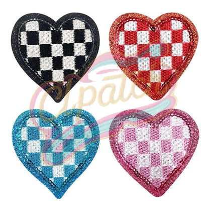 Grid with check Heart - Clpatch
