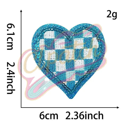 Grid with check Heart - Clpatch