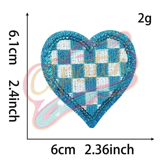 Grid with check Heart - Clpatch