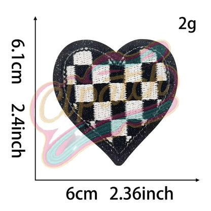 Grid with check Heart - Clpatch
