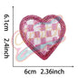 Grid with check Heart - Clpatch