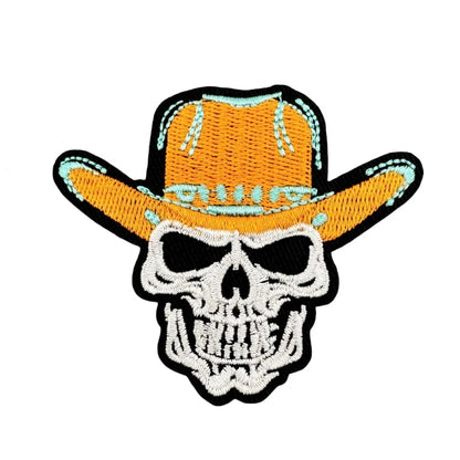 Western Style Iron-On Dolly Logo Design Badges Fabric Tucker Hat Clothing