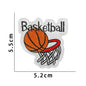 Wholesale Sport Basketball Iron-On Embroidery Patches