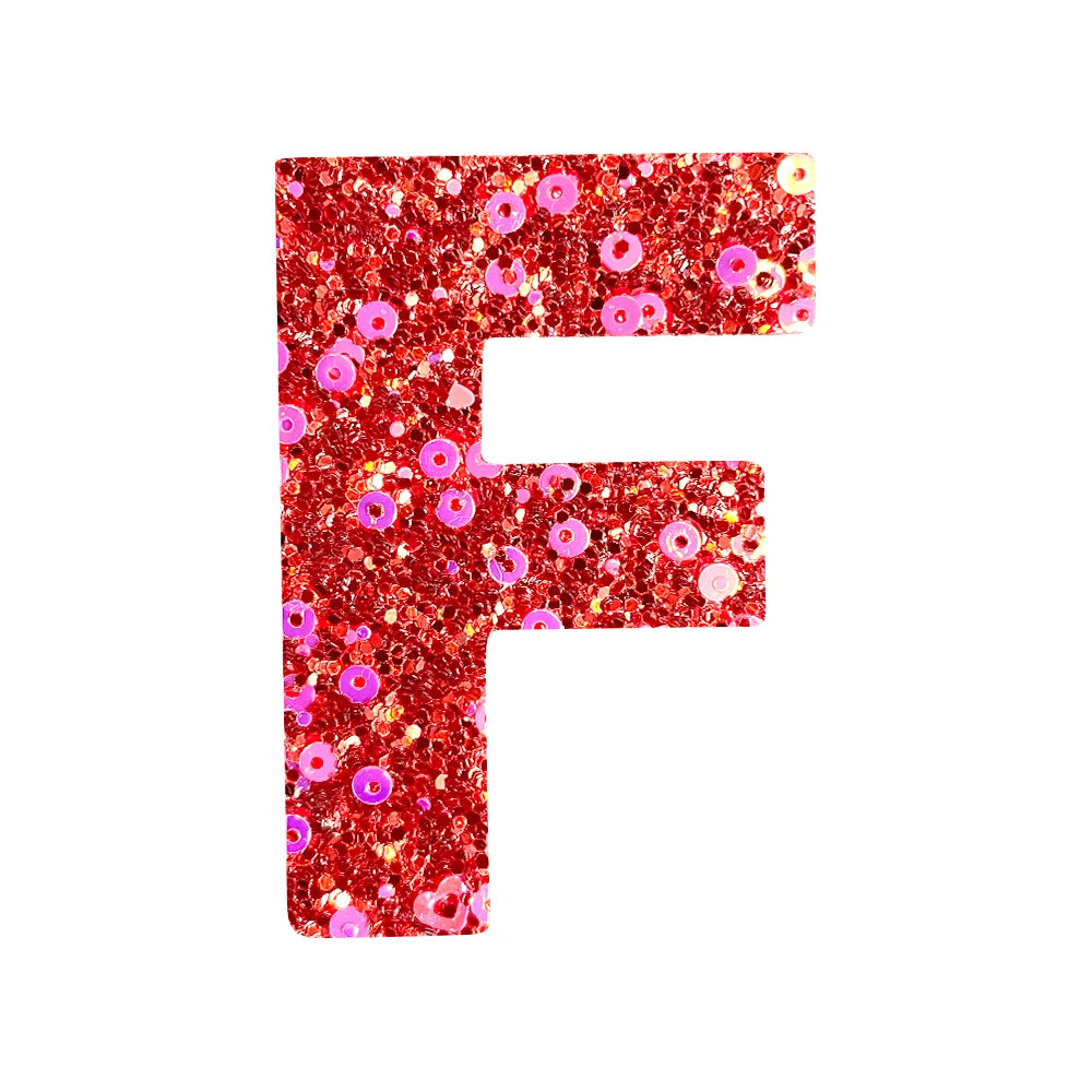 Bling DIY Iron-On Patches A-Z Alphabet