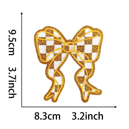 9.5CM Colorful Bow Iron-on patch
