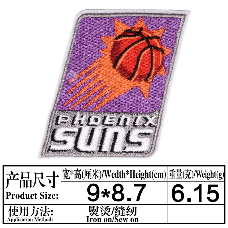 Basketball Team Patch Heat Press Sports Basketball Club logo Iron on Patches for Basketball