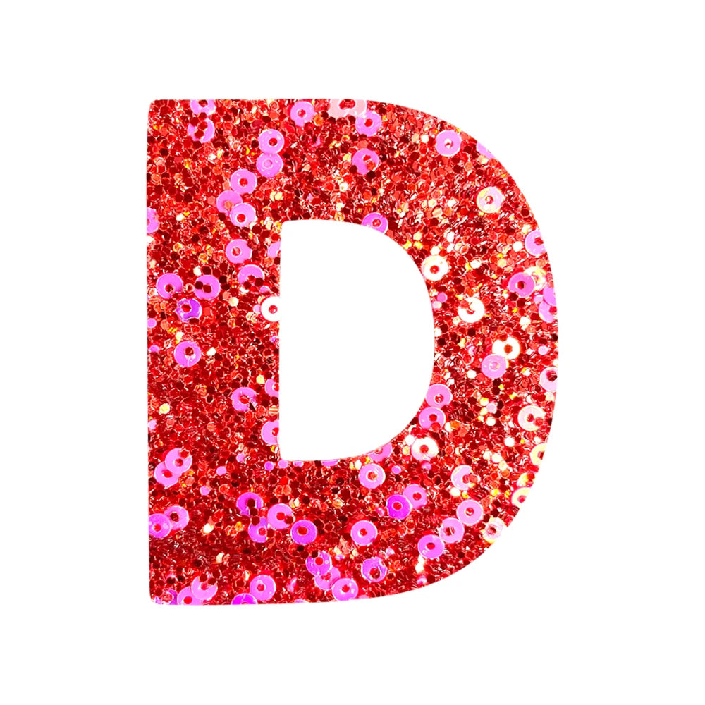 Bling DIY Iron-On Patches A-Z Alphabet