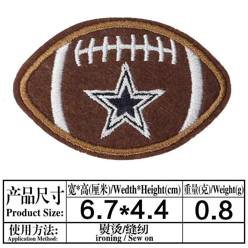 Sport Football Team LOGO Embroidery Dallas Cowboys Patches