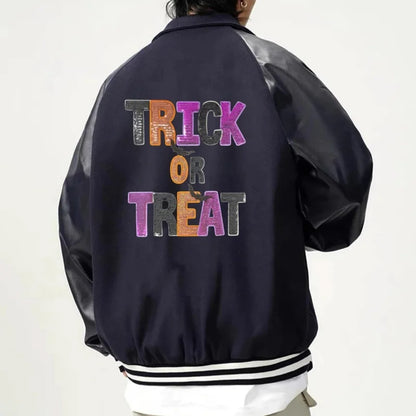 Halloween Trick or Treat Sequin Letter Patch big patch