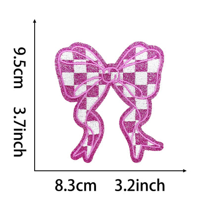 9.5CM Colorful Bow Iron-on patch