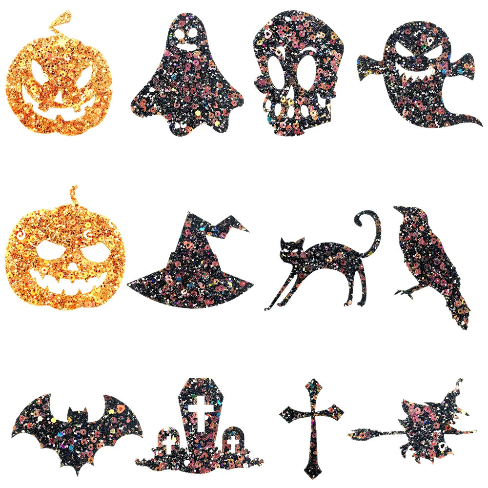 Season Ghost Patches Iron on Halloween Ghost