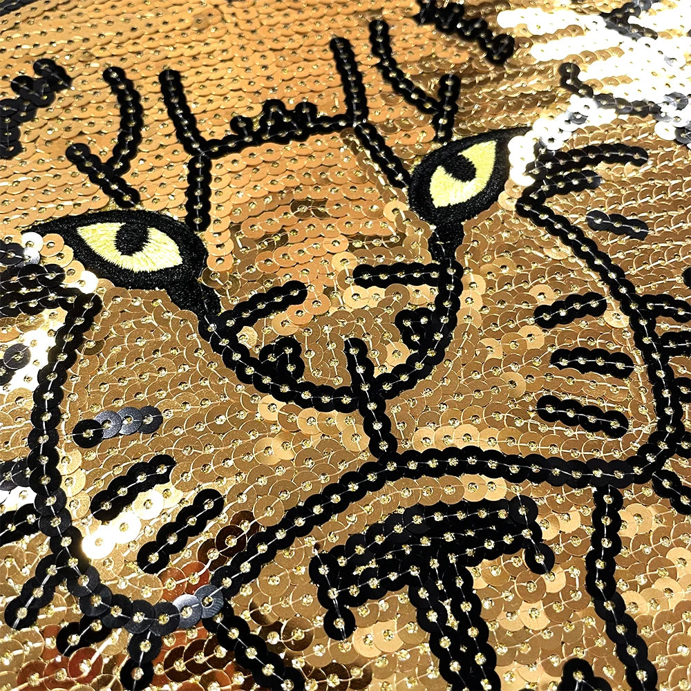Sequin Tiger Big Patch